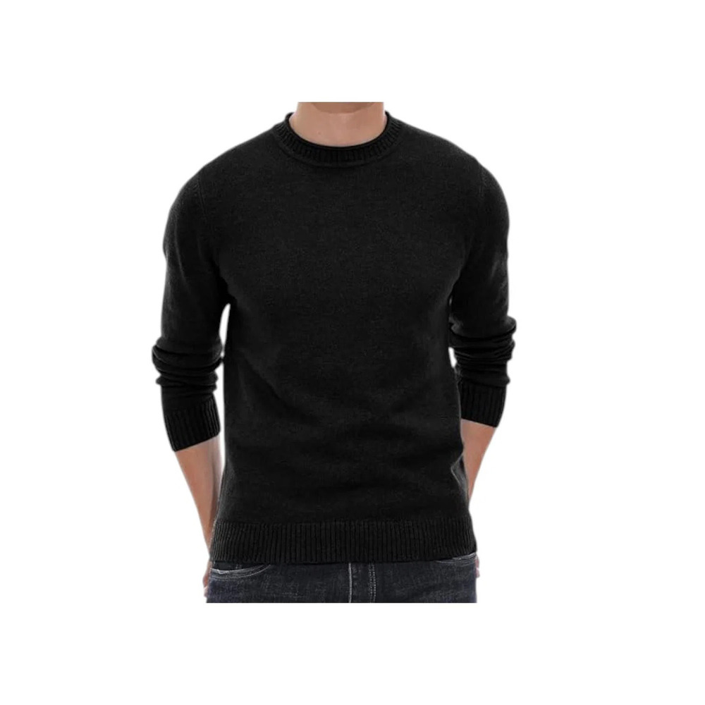 Sailwind Men's Crewneck Sweater Soft Casual Black